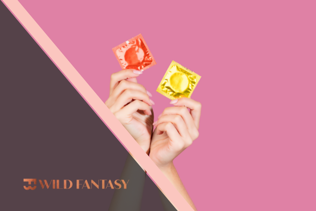 Various types of condoms displayed on a clean surface, representing guidance on choosing the right condom in Australia for safety, comfort, and fit.