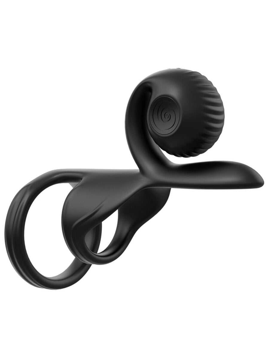SVibe Snail Jovi Couples Ring Black