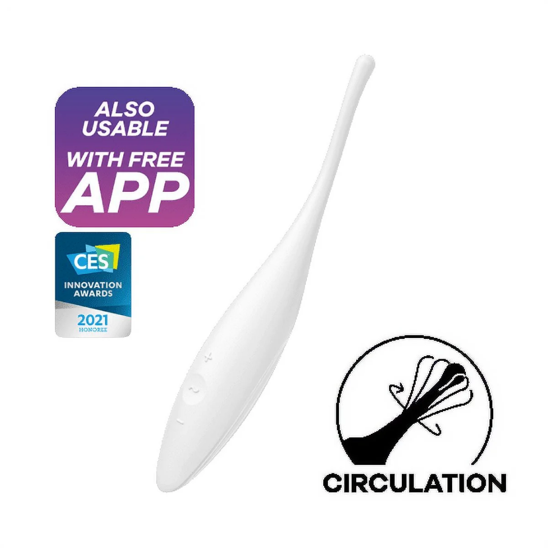 Satisfyer Twirling Joy Tip Stimulator White