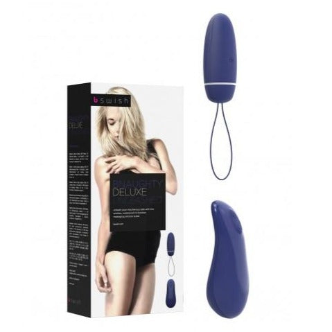 B-Swish Bnaughty Deluxe Unleashed Bullet Vibrator - Midnight Blue with Box