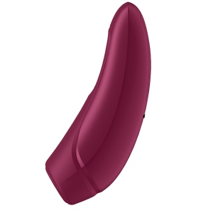 Satisfyer Curvy 1+ Clitoral Suction Vibrator - Rose Red