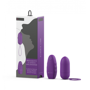 B-Swish BNaughty Classic Unleashed Bullet Vibrator - Purple with box