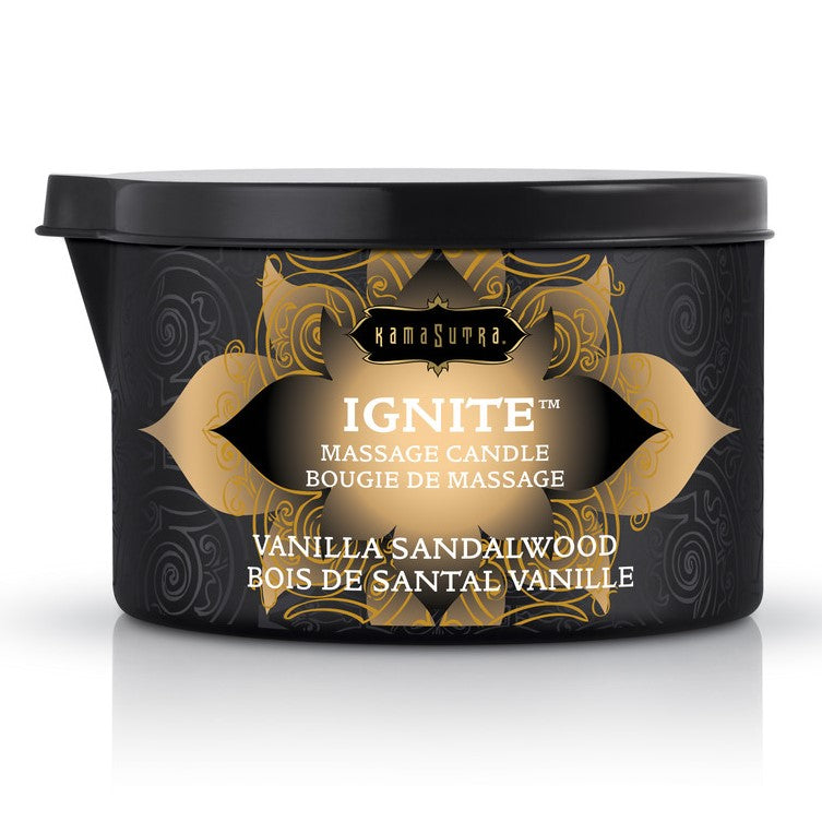 Kama Sutra Ignite Massage Candles - Vanilla & Sandalwood