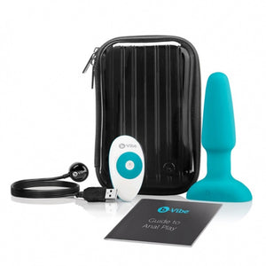 B-Vibe USB Rechargeable Rimming Plug Teal full set