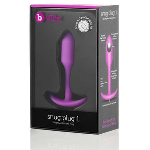 B-Vibe Snug Plug 1 Anal Plug FUCHSIA