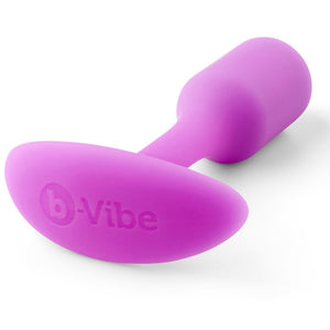 B-Vibe Snug Plug 1 Anal Plug FUCHSIA side view