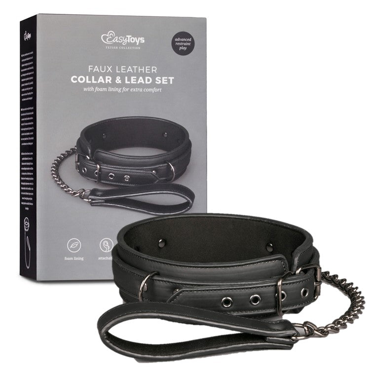 Easy Toys Fetish Collection Collar with Leash