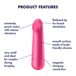 Satisfyer Ultra Power Bullet 3 Mini Vibrator Features
