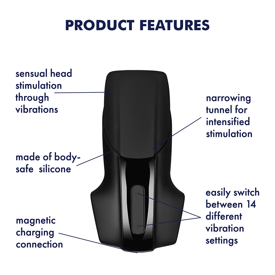 Satisfyer Men Vibration Masturbator features