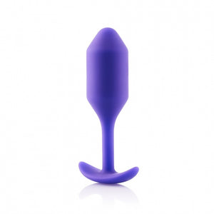 B-Vibe Snug Plug 2 Anal Plug-purple