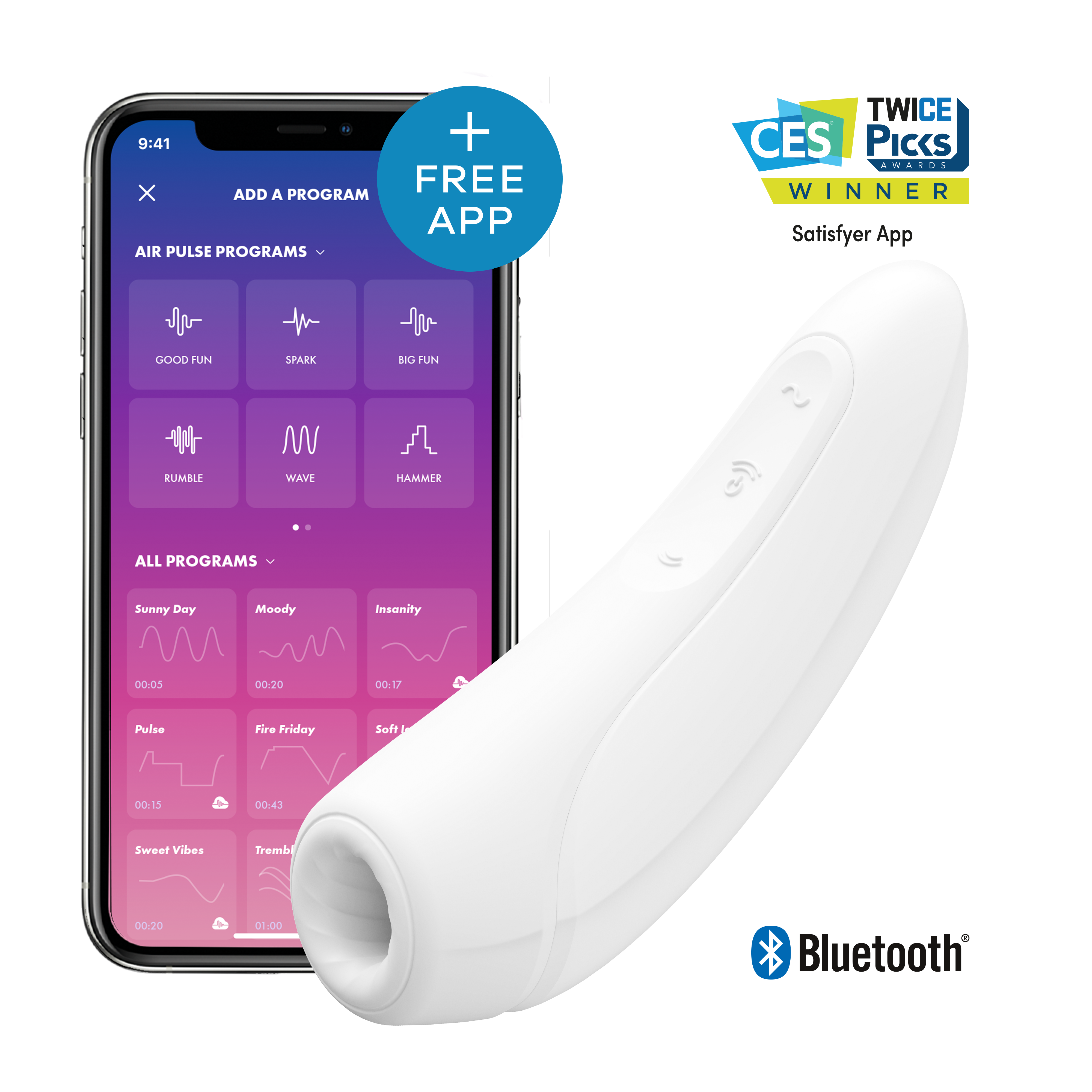 Satisfyer Curvy1+ White