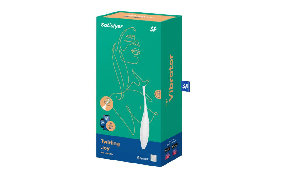 Satisfyer Twirling Joy Tip Stimulator White