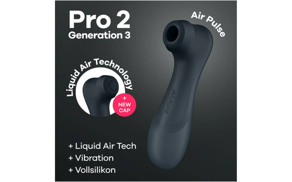 Satisfyer Pro 2 Gen 3 Clitoral Stimulator Black