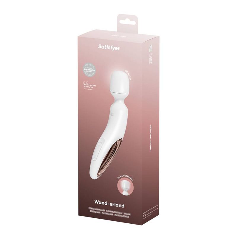 Satisfyer Wand-erland 50 Mode White Body Wand