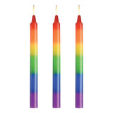 Pride Candles Rainbow Drip Candle 3 Pc