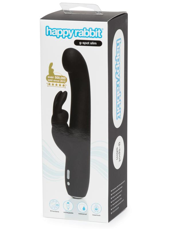 Happy Rabbit Slimline G-Spot Black