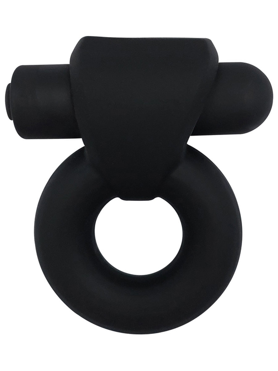 Nero by Playful Liquid Silicone Vibe C-Ring Black