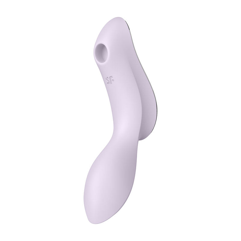Satisfyer Curvy Trinity 2 - Violet USB Rechargeable Air Pulse Stimulator & Vibrator