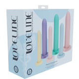 LOVELINE PelviFit Expanding Vaginal Dilator - Coloured Vaginal Dilators - Set of 6 Sizes
