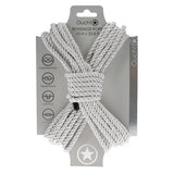 OUCH! Bondage Rope - 10 M - Silver - Silver Nylon Bondage Rope - 10 metre Length