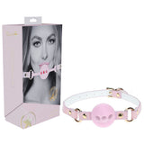 OUCH! Paris Collection - Silicone Ball Gag - Pink Breatheable Mouth Restraint