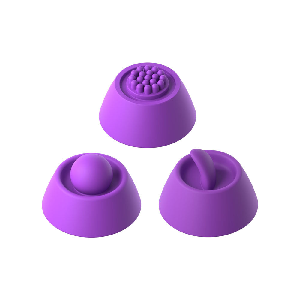 Fantasy For Her IntiMotion Pulse Pro - Purple 24 cm USB Rechargeable Swirling & Flicking Rabbit Vibrator