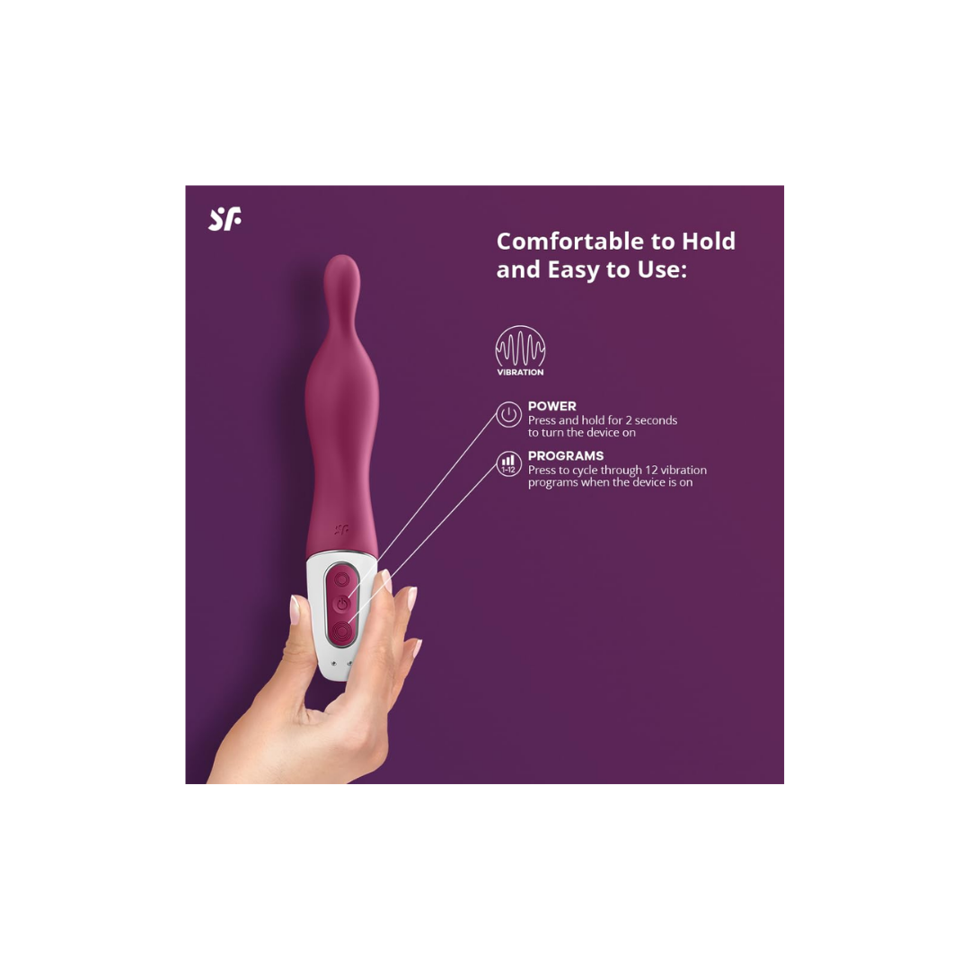 Satisfyer A-Mazing 1 - Blue USB Rechargeable Vibrator