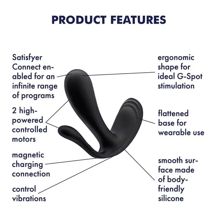 Satisfyer Top Secret Wearable Vibrator features