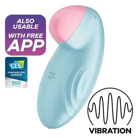Satisfyer Tropical Tip Lay On Vibrator L blue