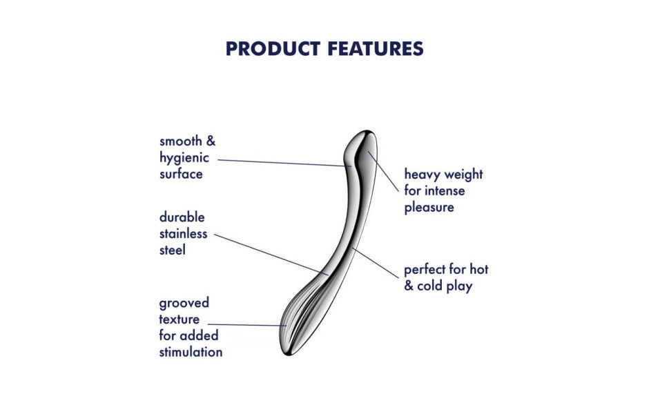 Satisfyer Pure Gravity 1 Metal Dildo