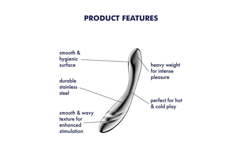 Satisfyer Pure Gravity 3 Metal Dildo