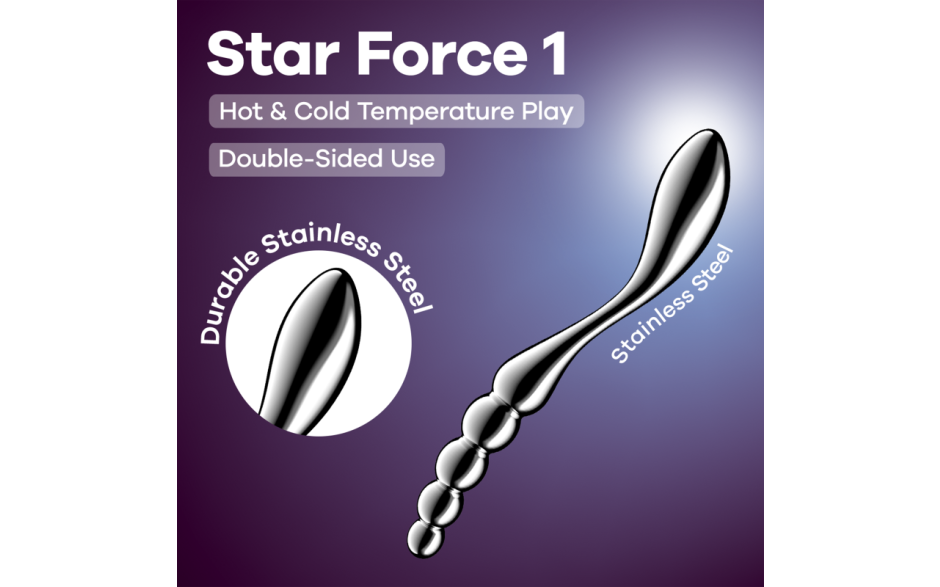 Satisfyer Star Force 1 Metal Dildo