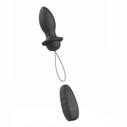 B-Swish Bfilled Classic Unleashed Vibrating Anal Plug - Slate