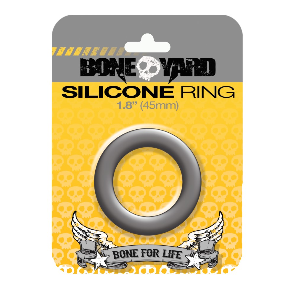 Boneyard Silicone Cock Ring 45mm - Gray