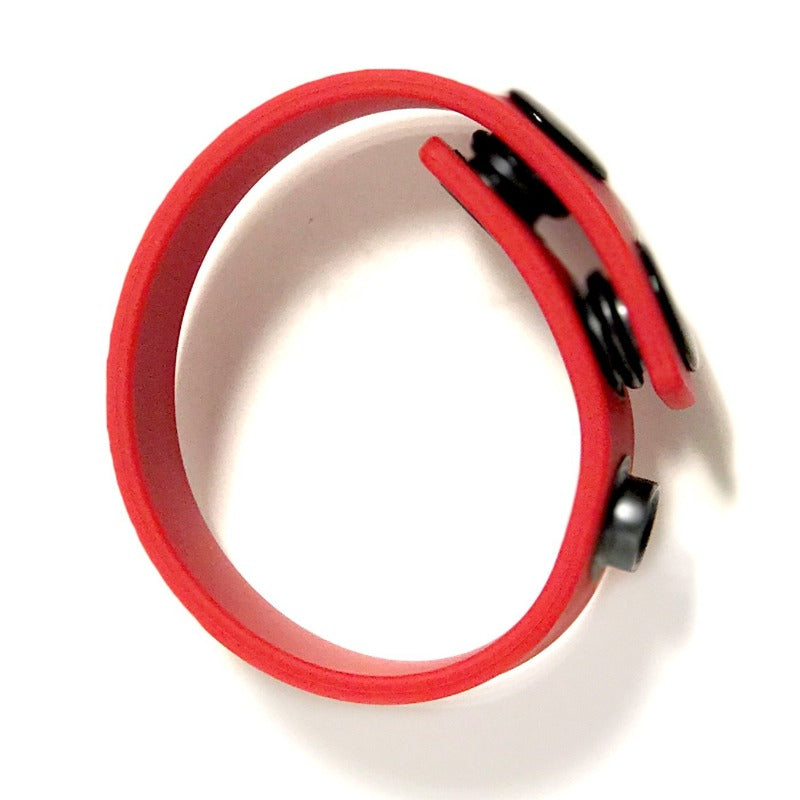 Boneyard Silicone Cock Strap - 3 Snap Cock Ring