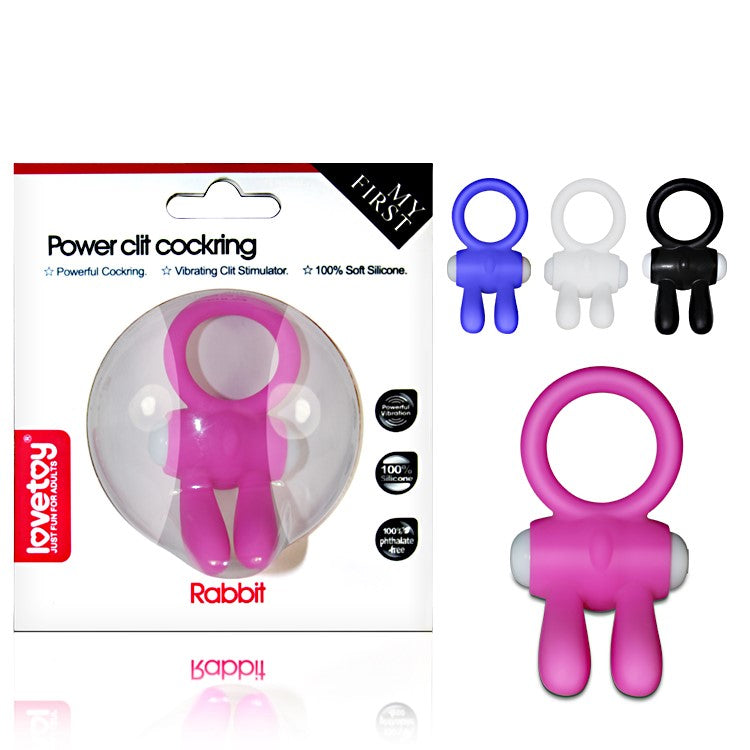 Lovetoy Power Clit Vibrating Rabbit Cockring -