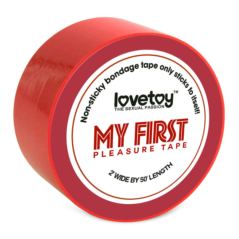 Lovetoy My First Non-Sticky Bondage Tape - Red