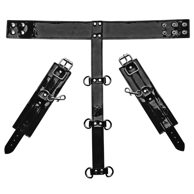 Frisky Bondage Bound Around Neck to Wrist Restraints