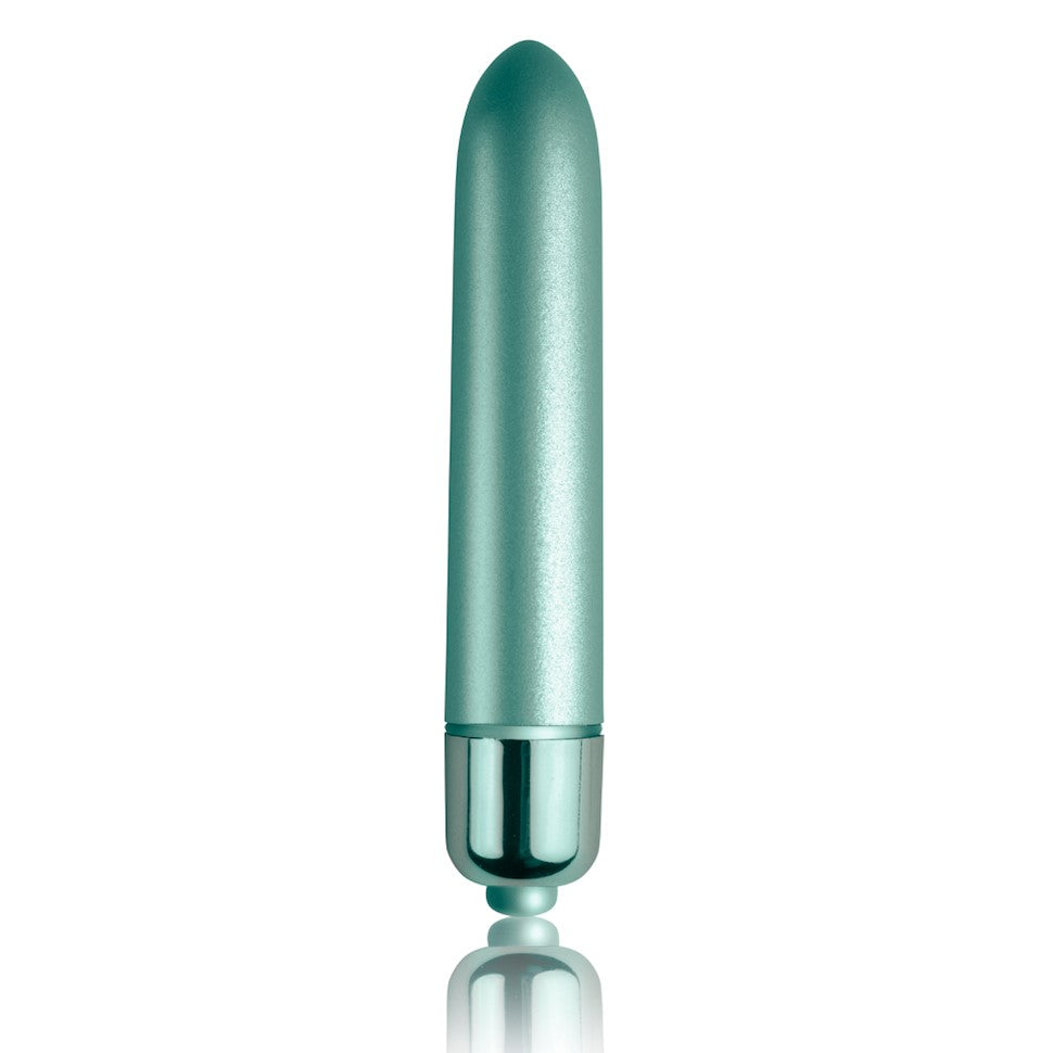 Rocks Off Touch of Velvet Mini Bullet Vibrator Aqua