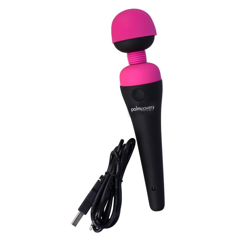 Palm Power Waterproof Recharge Massage Wand