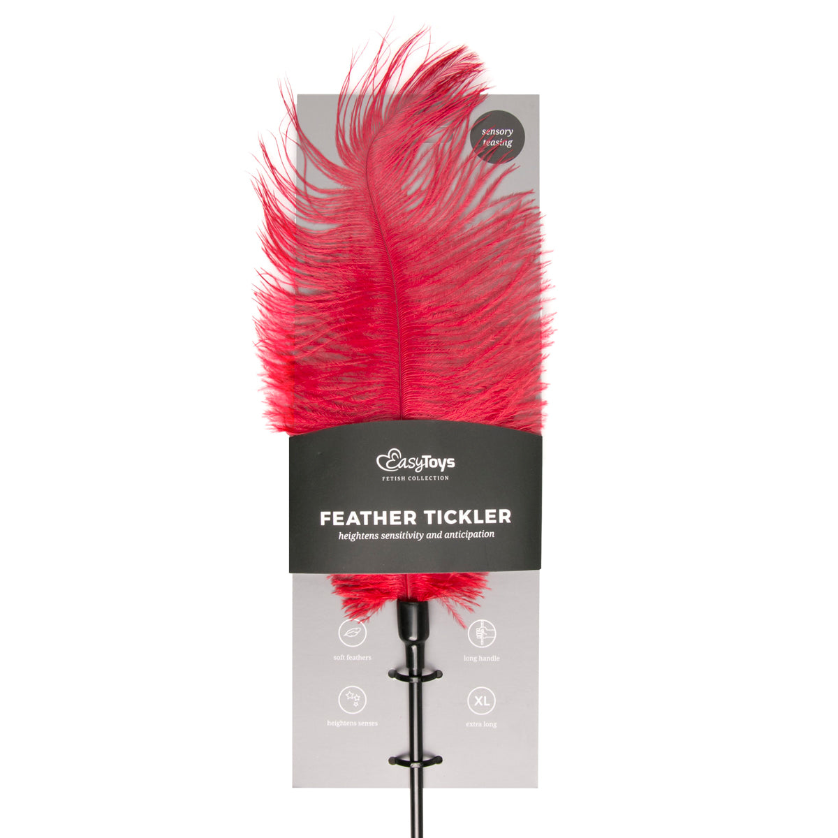 Easy Toys Fetish Collection Feather Tickler - Red