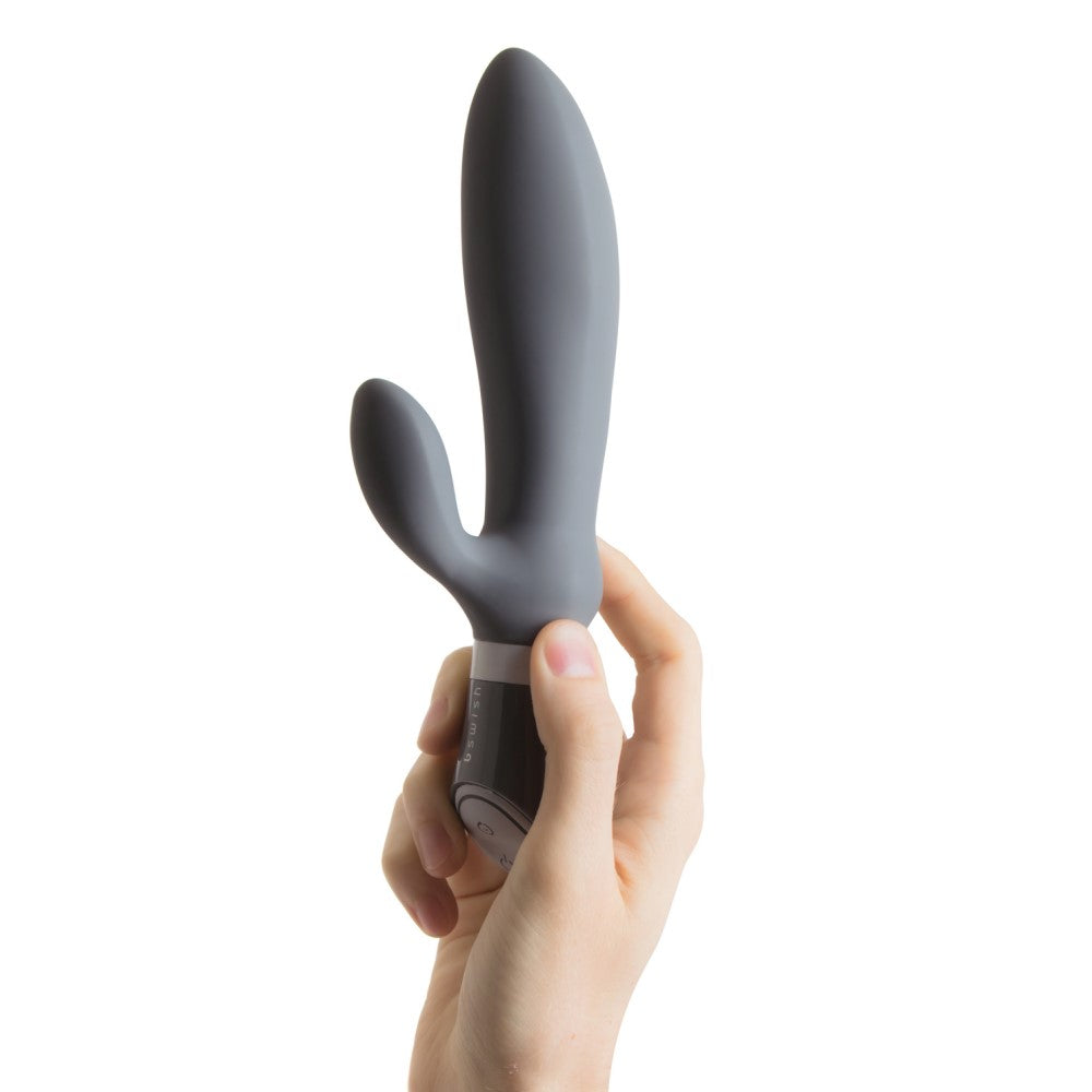 B-Swish Bfilled Deluxe Vibrator on hands