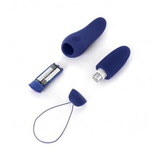 B-Swish Bnaughty Deluxe Unleashed Bullet Vibrator - Midnight Blue with batteries 