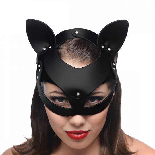 Women Wear Bad Kitten Leather Cat Mask
