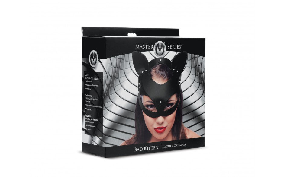 Bad Kitten Leather Cat Mask Box