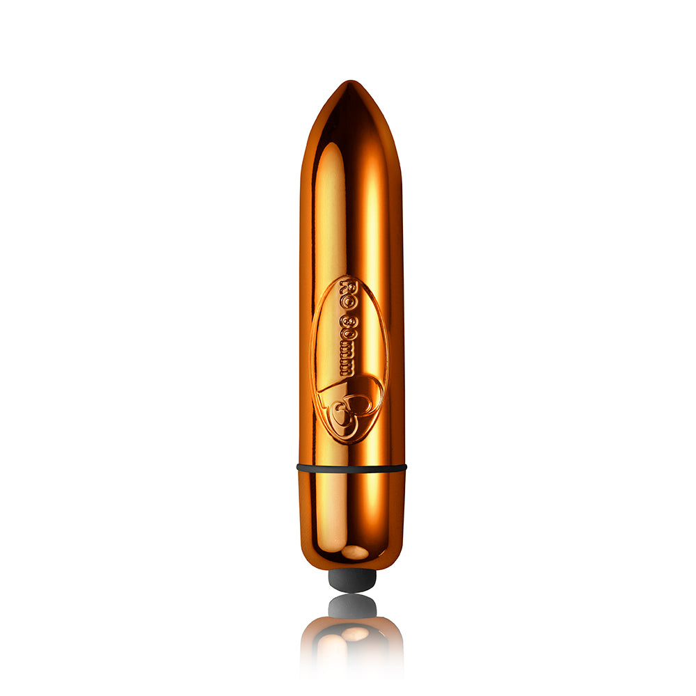 Rocks Off Single Speed Mini Bullet Vibrator - Copper