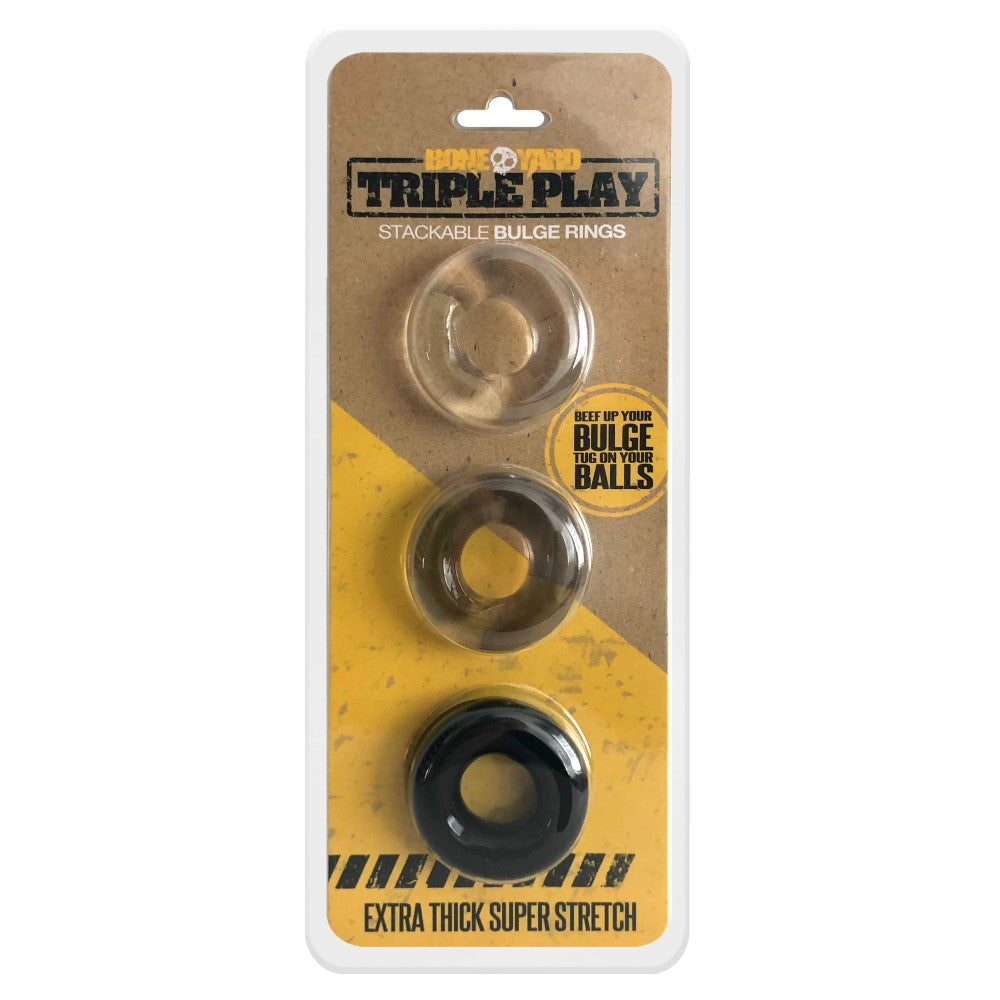 Boneyard Triple Play Cock Ring