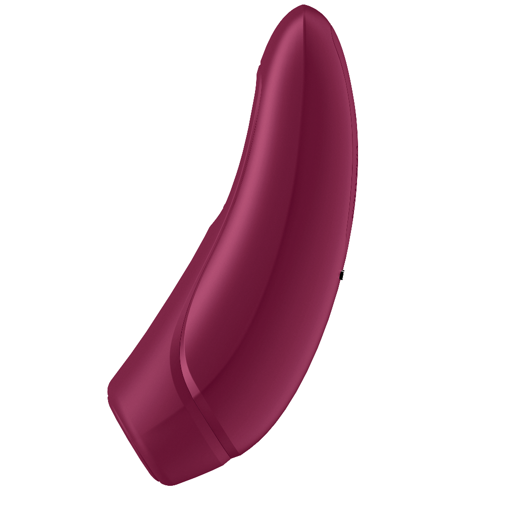 Satisfyer Curvy 1+ Clitoral Suction Vibrator - Rose Red