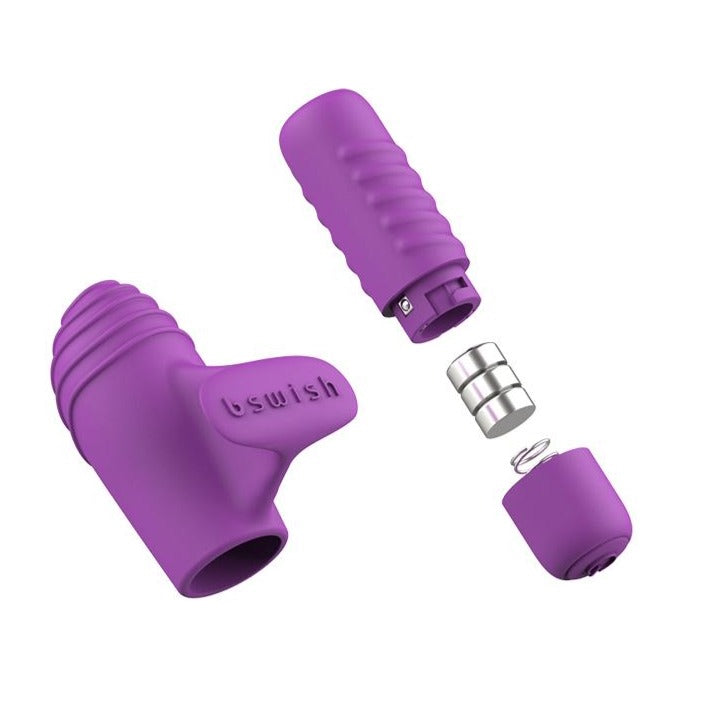 B-Swish Bteased Basic Mini Vibrator Orchid with battries