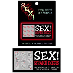 SEX! Scratch Tickets